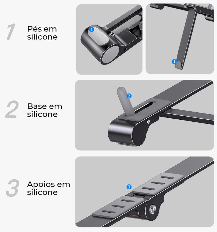 Suporte de Apoio Multifuncional 3 em 1